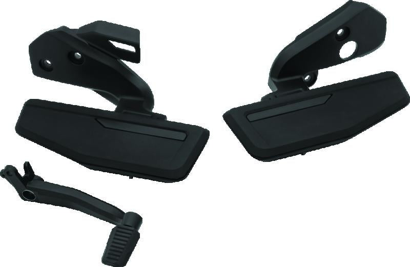 Kuryakyn Omni Driver Floorboard Kit for Honda GL1800 with DCT - Satin Black
