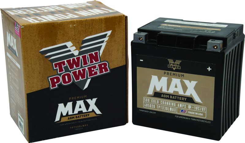 Twin Power GYZ-32HL Premium MAX Factory-Activated AGM Battery for Harley-Davidson