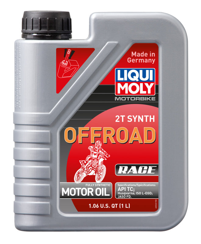 LIQUI MOLY 1L Motorbike 2T Synthetic Offroad Race Engine Oil
