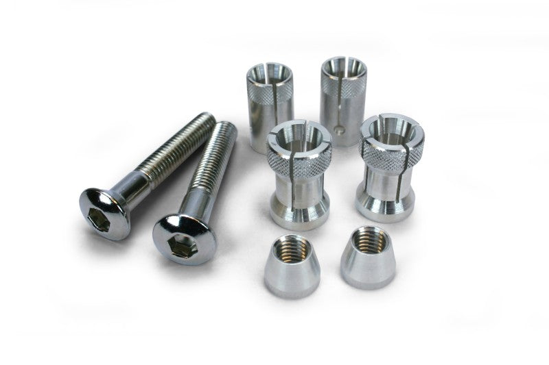 Cycra Comp Probend Bar End Set - Silver for Powersports Handguards