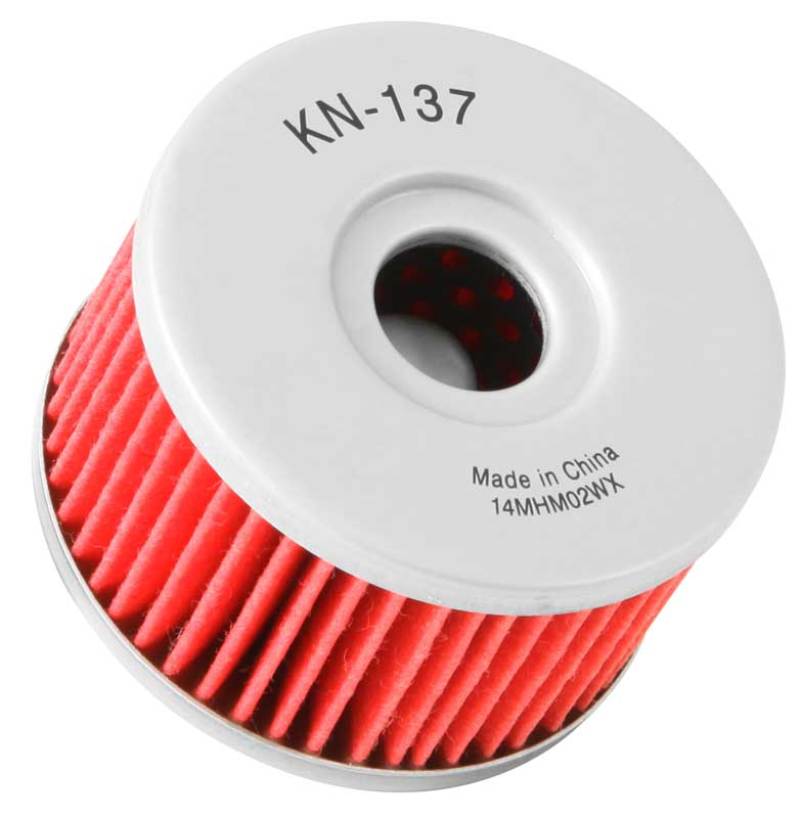 K&N Engineering Part KN-137 Suzuki Powersports Cartridge Oil Filter – 2.375 inch OD x 1.469 inch Height