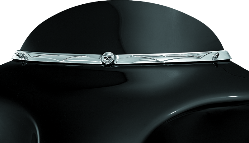 Kuryakyn Zombie Windshield Trim for Harley Davidson Touring Models 2008-2011
