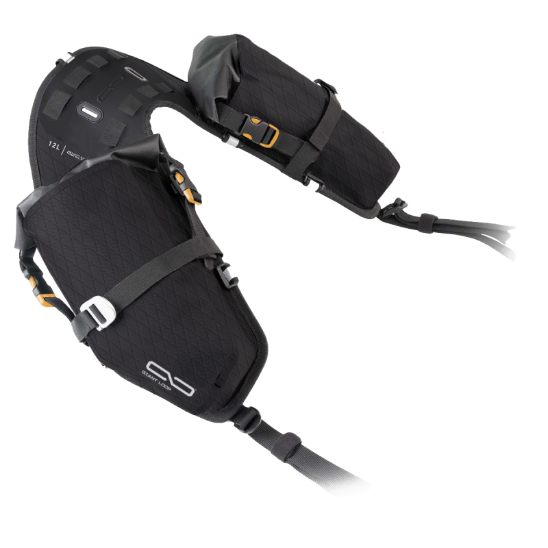 Giant Loop MoJavi Saddlebag Zip in Black – Durable Powersports Storage Solution