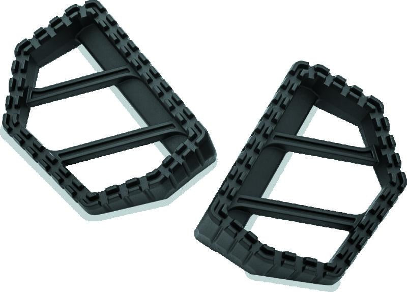 Kuryakyn Riot Mini Boards Without Adapter Satin Black – Aggressive Foot Pegs for Powersports Enthusiasts