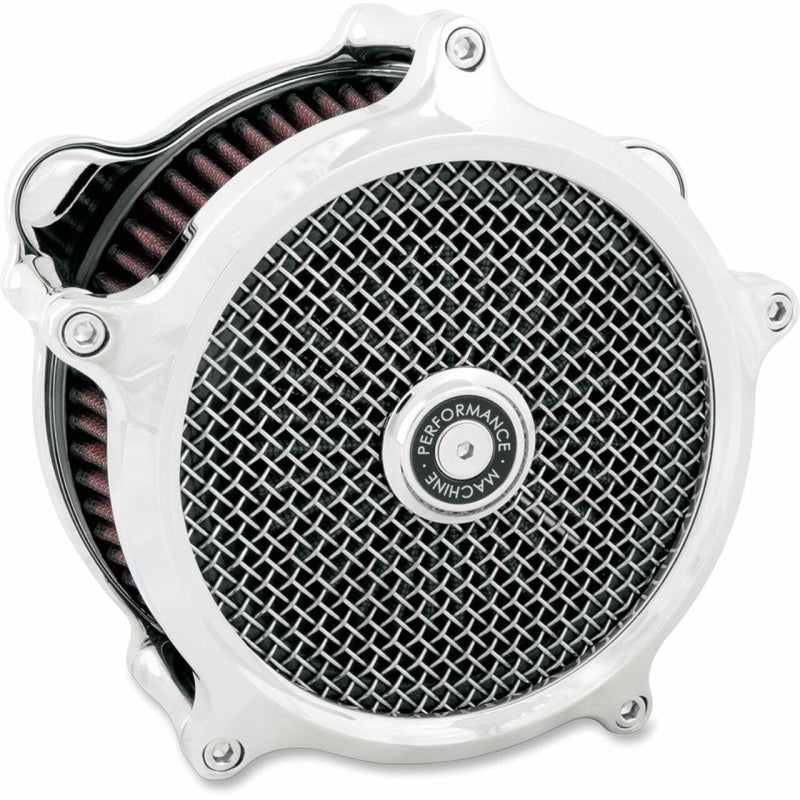 Performance Machine Air Cleaner Slim - Chrome for Harley Davidson 2008-2009 Models