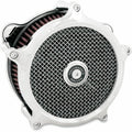 Performance Machine Chrome Air Cleaner for Harley Davidson Touring Models Part 0206-2139-CH
