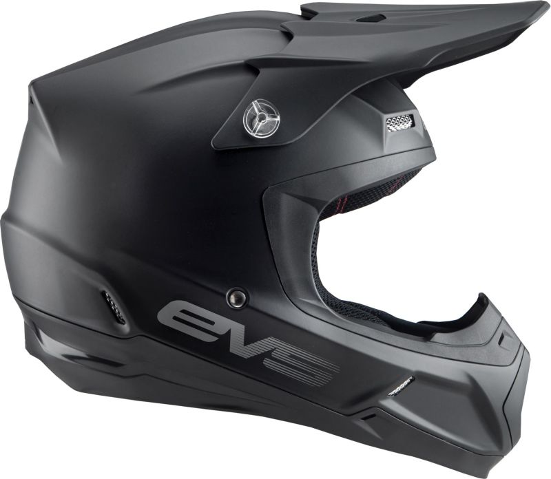 EVS T5 Solid Helmet Matte Black - 2XL for Powersports Safety
