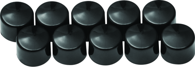 Kuryakyn Kool Kaps Gloss Black 1/4-Inch Allen Head Bolt Covers (Part #2457)
