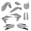 Acerbis Full Plastic Kit for Yamaha YZ250F, YZ250FX, YZ450F, and YZ450FX (2018-2021) – Gray