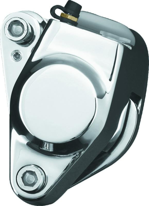 Bikers Choice 601730 Chrome Front 2 Piston Brake Caliper Assembly for Harley Davidson 1984-1999