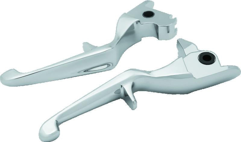 Kuryakyn Trigger Levers for Harley-Davidson Touring Models (2014-2016) in Chrome