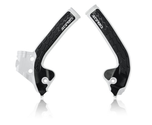 Acerbis 18+ KTM SX 85 / Husqvarna TC85 / GasGas MC85 Frame Guard with X-Grip in White/Black
