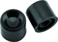 Twin Power 72-E73 Black Button Caps for Harley Davidson FL, FX, XL Models - 10 Pack