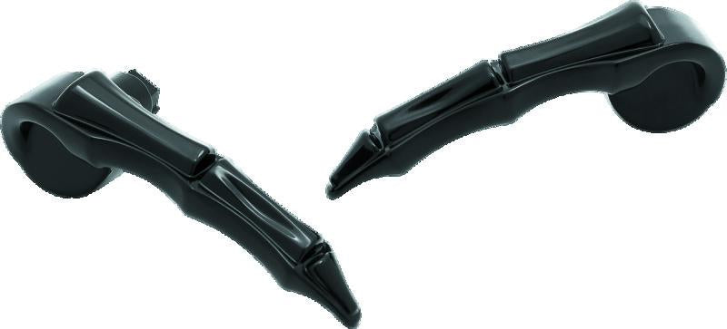 Kuryakyn Zombie Saddlebag Latch Handle Black for Harley Davidson Touring Models