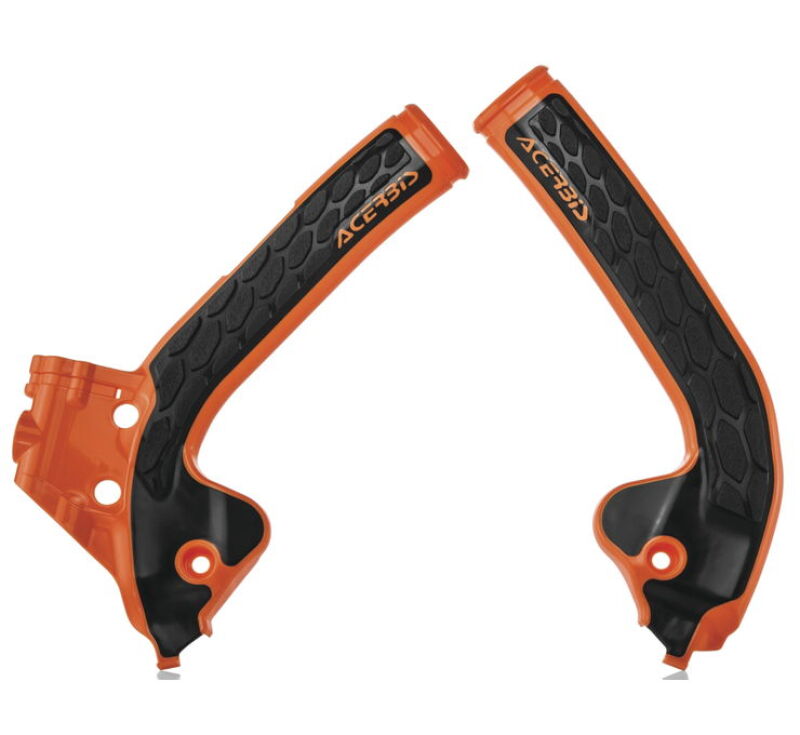 Acerbis 18-24 Husqvarna TC85/SX85/MC85 Frame Guard with X Grip in Orange and Black