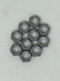KYB Powersports Lock Nut Set for Yamaha, Kawasaki, Honda, Suzuki – 12 mm, Pack of 10