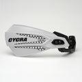 Cycra MX Race Handshields - White/Black for Off-Road Motorcycle Protection