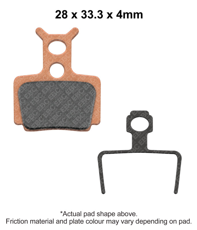 EBC Powersports CFA470 Brake Pads for KTM SX 50 with 12-inch Front Wheels – Long-Lasting Stopping Power and Low Rotor Wear