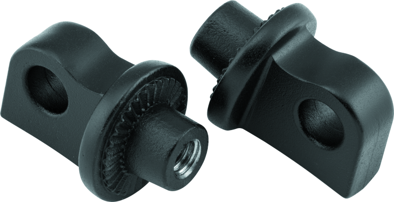 Kuryakyn Splined Peg Adapter Satin Black Part #8898 for Powersports Applications