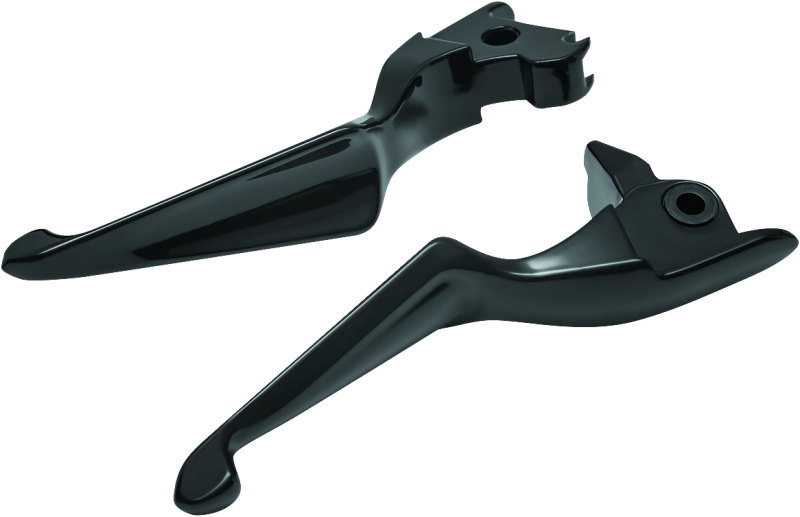 Kuryakyn Boss Blades Lever Set for 2014-2016 Harley Davidson Touring Models, Gloss Black