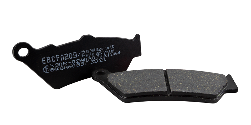 EBC Powersports FA496 Organic Brake Pads for Honda CBR250R and Suzuki SFV650