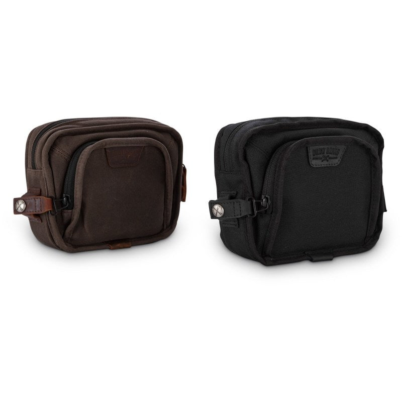 Burly Brand Handlebar Bag B15-1012B – Universal T-Bar Mount with Black CORDURA® Fabric