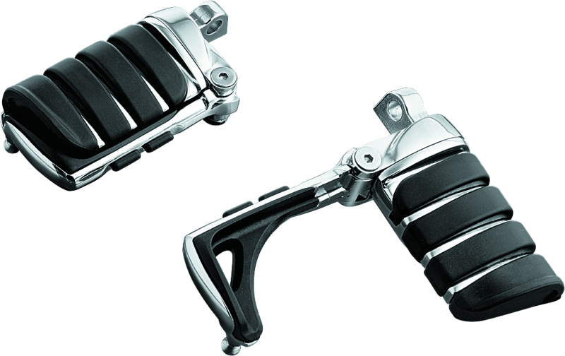 Kuryakyn Switchblade Pegs with Male Mount Adapter - Chrome for Forward Controls and Cruise Pegs