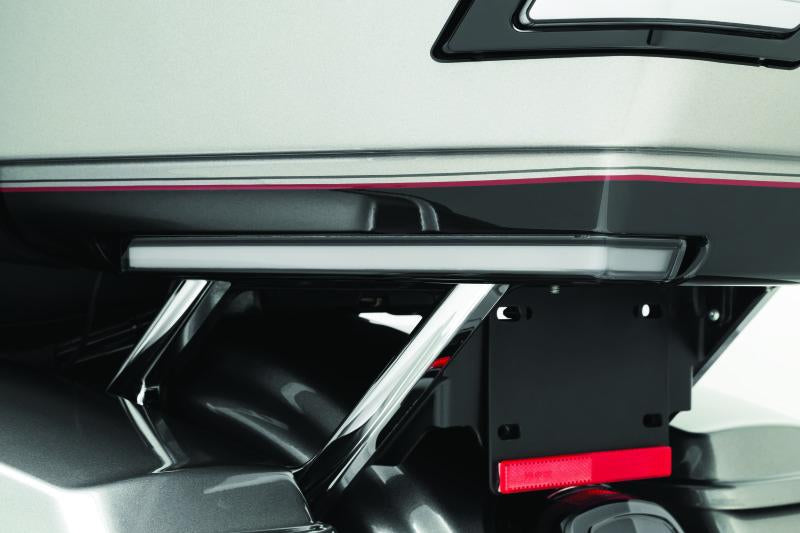 Kuryakyn Tracer Tour Pak Side Lights with Red Lens for Harley Davidson Touring Models