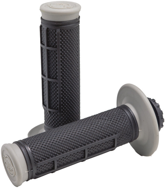 ProTaper Pro Series Clamp-On 1/2 Waffle Gray/Black Powersports Hand Grips
