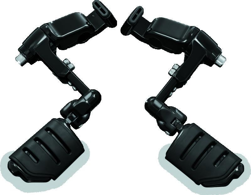 Kuryakyn Ergo III Adjustable Mount with Trident Dually ISO Pegs for Honda Gold Wing