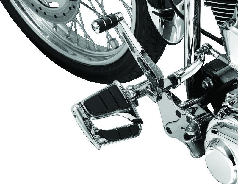 Kuryakyn Swingwing Peg with Male Mount Adapter Chrome – Versatile Fold-Forward Cruise Peg for Powersports Vehicles