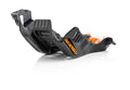 Acerbis 19-22 KTM, Husqvarna, GasGas 250-300 SX/TC/TX Skid Plate – Black with Orange Accents