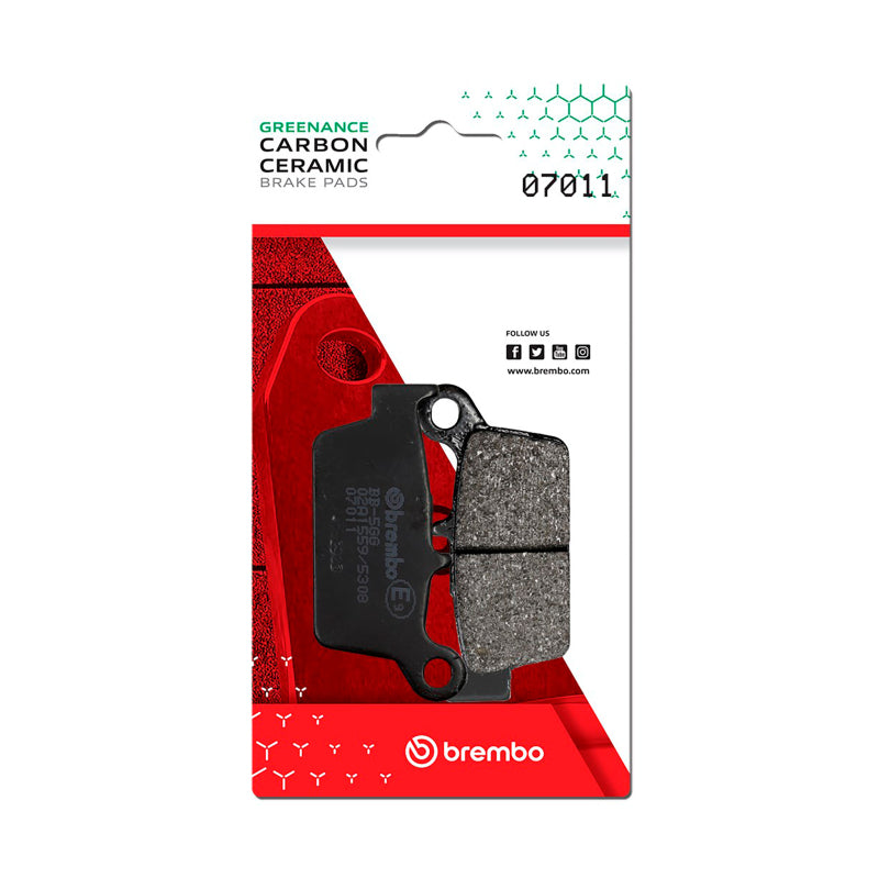 Brembo Powersports NH/KYMCO Cobra/KYMCO Fever/KYMCO Heroism Carbon Ceramic Front Brake Pad