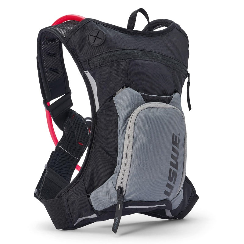 USWE Moto Hydro 3L Hydration Pack – Carbon Black/Grey for Enduro and Off-Road Motorcycling