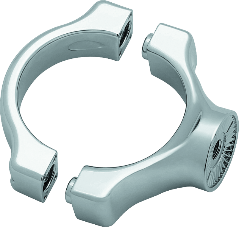 Kuryakyn Side Mount License Plate Holder Clamp for Yamaha Bolt 2014-2018 - Chrome