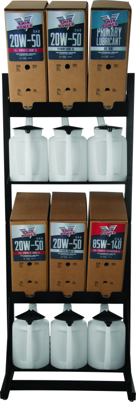 TwinPower 6-Gallon Bag-In-Box Dispenser Rack for Powersports Lubricants
