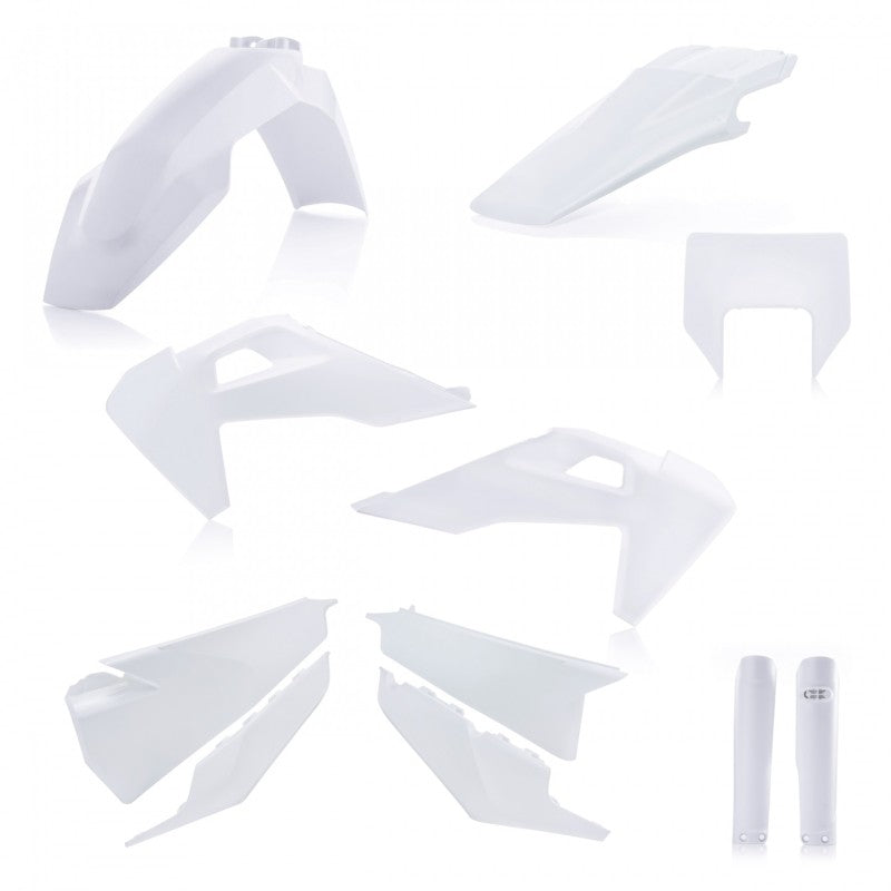Acerbis 20-23 Husqvarna TE150i-300i and FE350/FE501 Full Plastic Kit in White