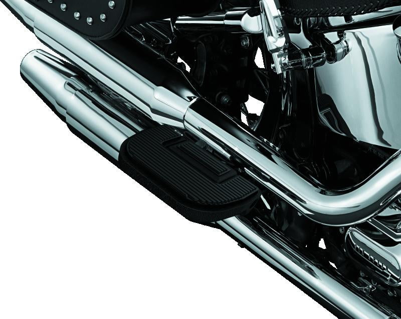 Kuryakyn Premium Ribbed Floorboards Without Adapter for Powersports - Wrinkle Black Part #4357