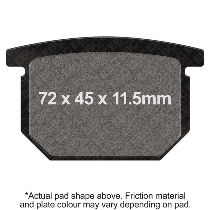 EBC Powersports FA65 Organic Front Brake Pads for Suzuki GS Models