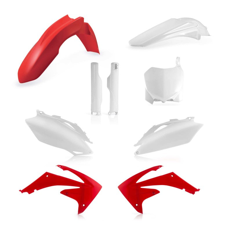 Acerbis Full Plastic Kit for Honda CRF250R and CRF450R (2009-2013) - Original Factory Colors