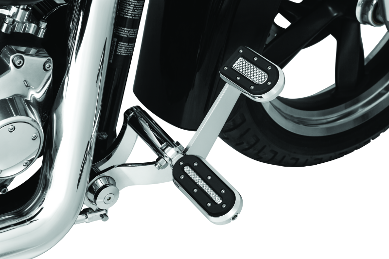 Kuryakyn Heavy Industry Brake Pedal Pad for Harley Davidson FX Models - Part 7037