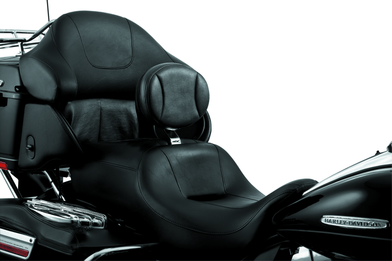 Kuryakyn Plug-In Driver Backrest 97-Up Touring Chrome for Harley Davidson