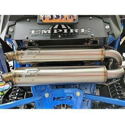 Polaris RZR Pro XP / Turbo R Stainless Series Dual Slip On Exhaust