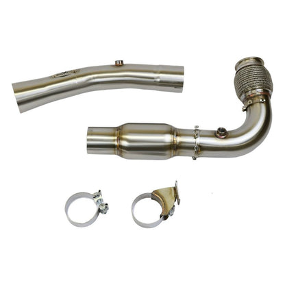 Can Am X3 3" Bazooka Race Pipe with Bullet Muffler Exhaust
