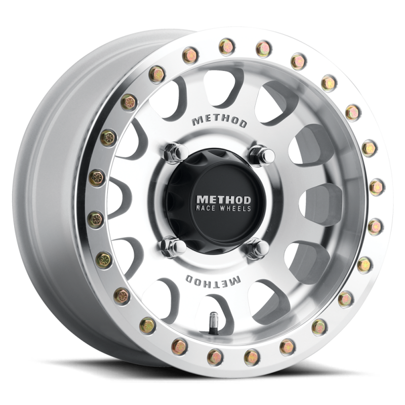 Method MR401 UTV Beadlock Wheel - 15x7 inches, +38mm Offset, 6x139.7 Bolt Pattern, Polished Finish