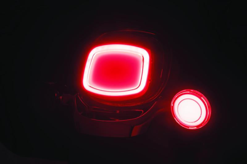 Kuryakyn Tracer LED Taillight with Red Lens – Fits Harley Davidson Touring Models