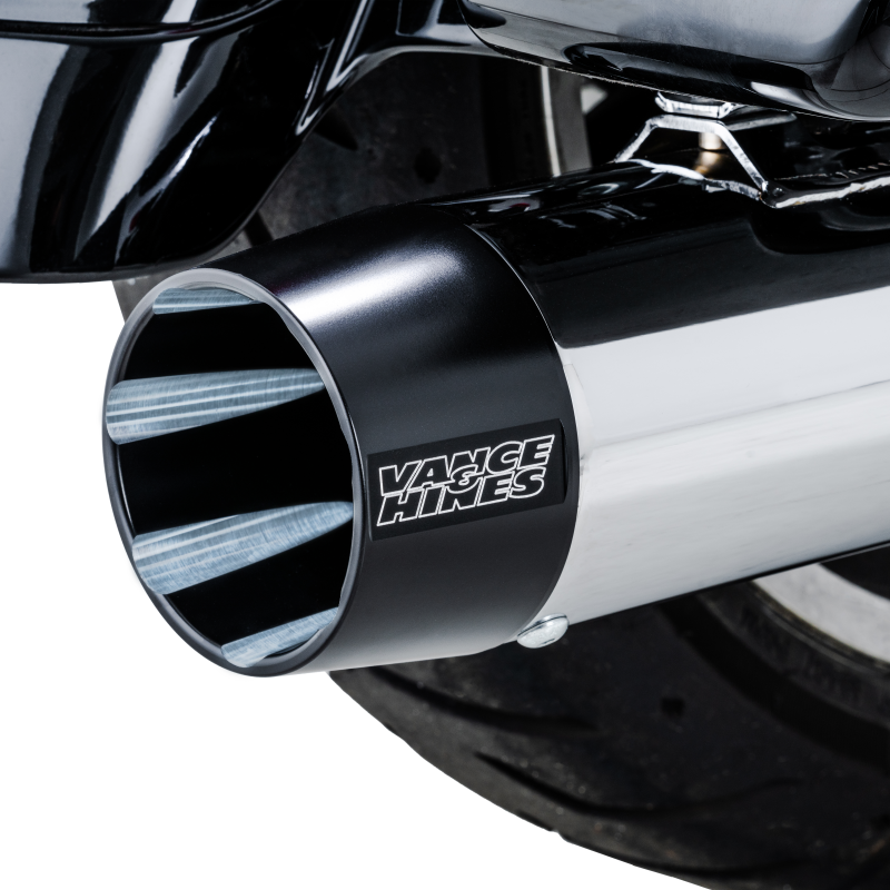 Vance & Hines Blackbird 450 Slip-ons for Harley-Davidson Touring 2017-2023 - Chrome