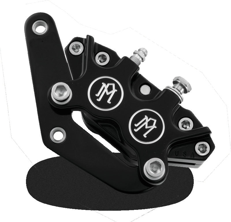 Performance Machine Front Single Brake Caliper for Harley Davidson XLH Models - Part 1213-0017-BM