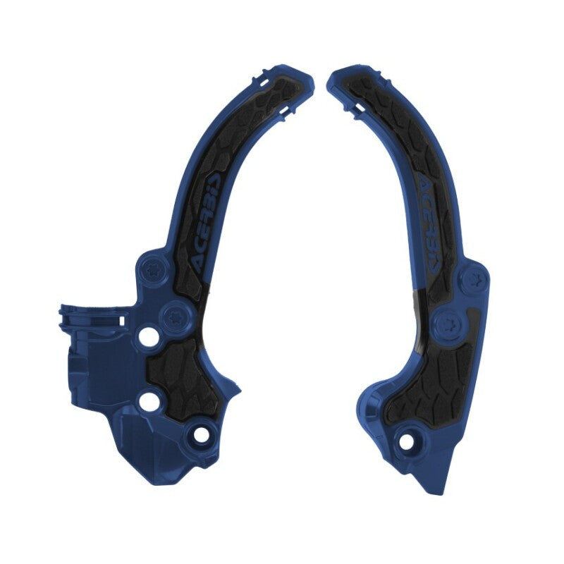 Acerbis 24+ KTM SX50 X-Grip Frame Guard - Blue/Black for 2024 Gas Gas MC 50 & Husqvarna TC50