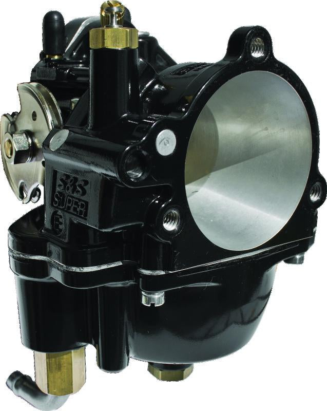 S&S Cycle Super E Black Carburetor Assembly for Harley Davidson XLH900 (1958-1967)